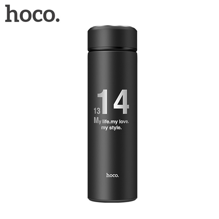 HOCO CP11 500ML Stainless Steel Water Bottle Vacuum Insulated Water Bottle - Black-1