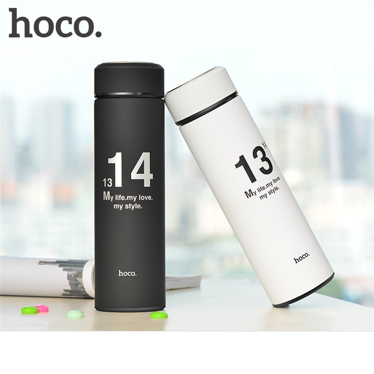HOCO CP11 500ML Stainless Steel Water Bottle Vacuum Insulated Water Bottle - Black-3