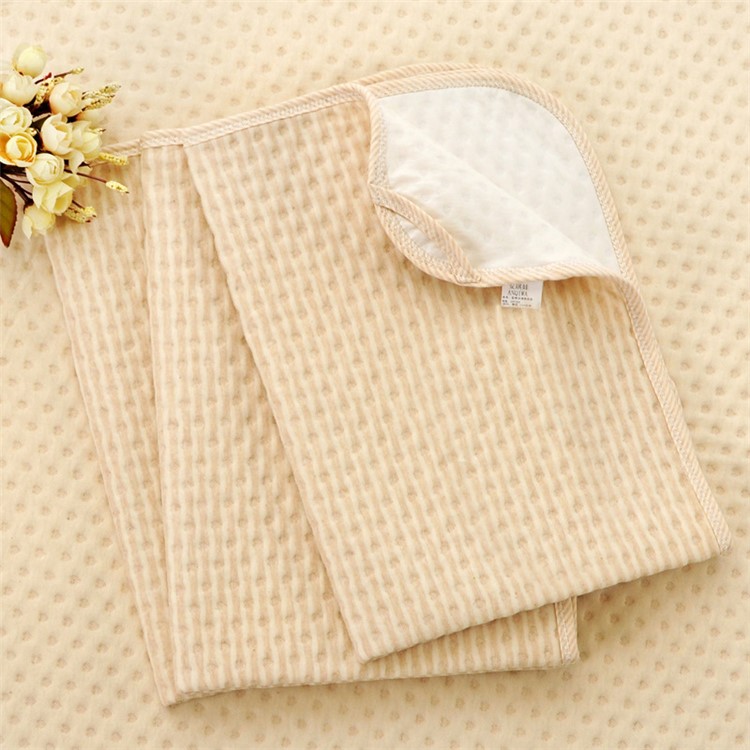 50x70cm Colored Cotton Waterproof Reusable Baby Urinal Pad - Straps Pattern - Stripes Pattern-1