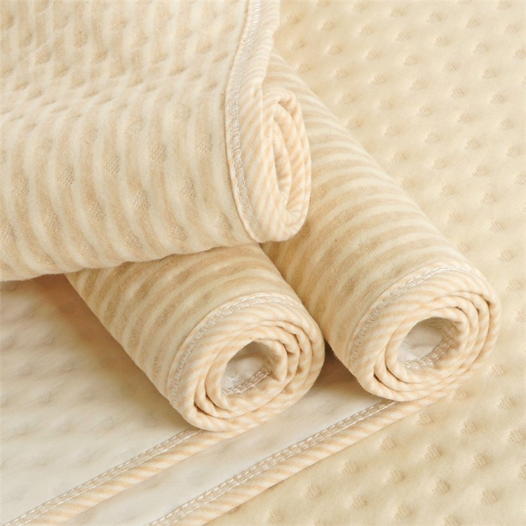 50x70cm Colored Cotton Waterproof Reusable Baby Urinal Pad - Straps Pattern - Stripes Pattern-3