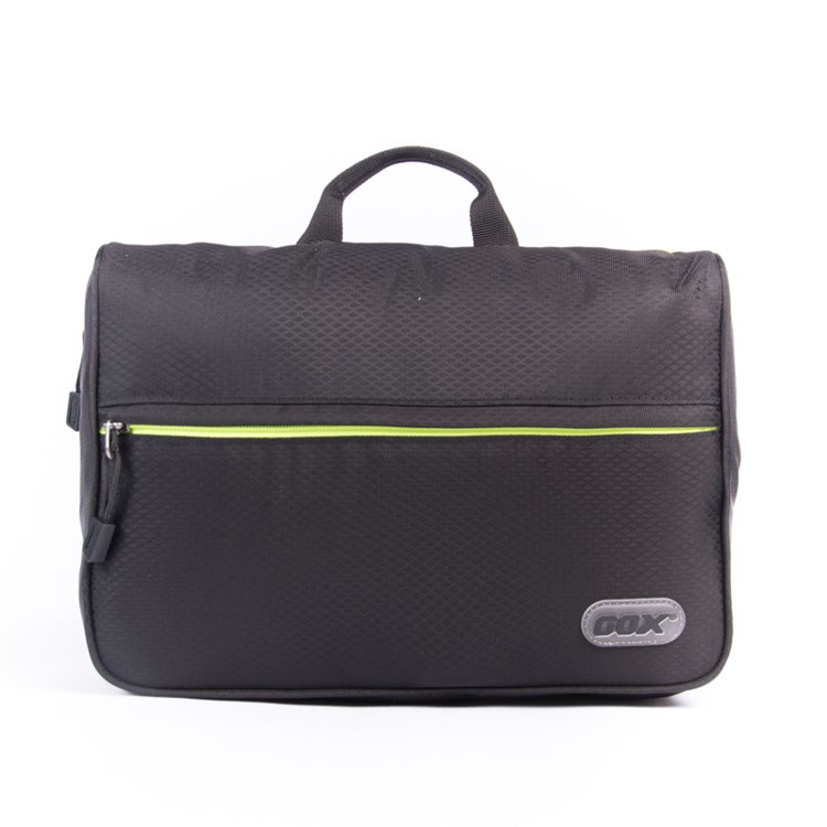 GOX Nylon Folio Opposite Open Design Pack Bag Laundry Bag Toiletry Bay Travel Organizer Bag - Size: S / Black-1