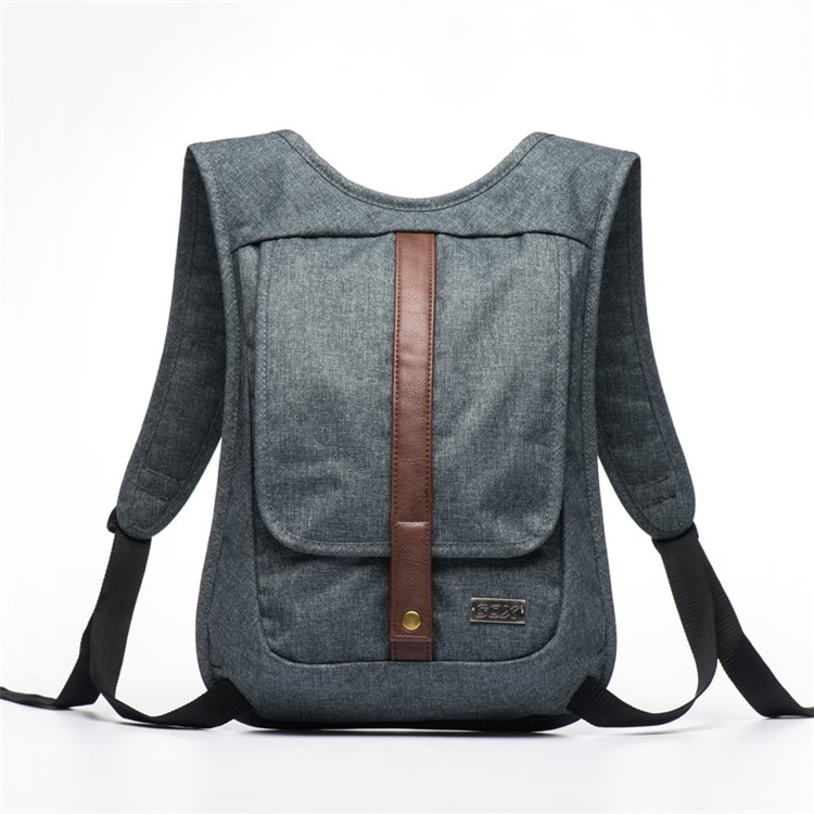 GOX Oxford Fabric Business Laptop Handbag Shoulder Backpack for MacBook iPad - Grey-1