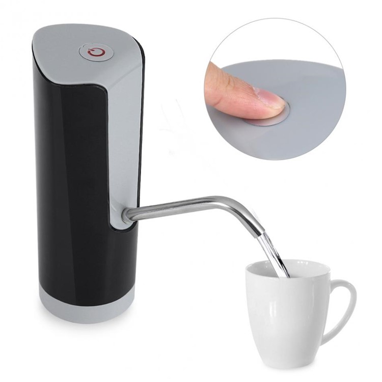 Automatic Electric Wireless Water Pump Bottled Drinking Water Pump Dispenser - Black-4