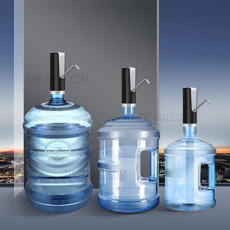 Automatic Electric Wireless Water Pump Bottled Drinking Water Pump Dispenser - Black-7