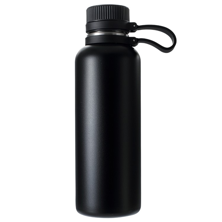 500ML Double Wall Vacuum Insulated Stainless Steel Water Bottle Cup - Black-1