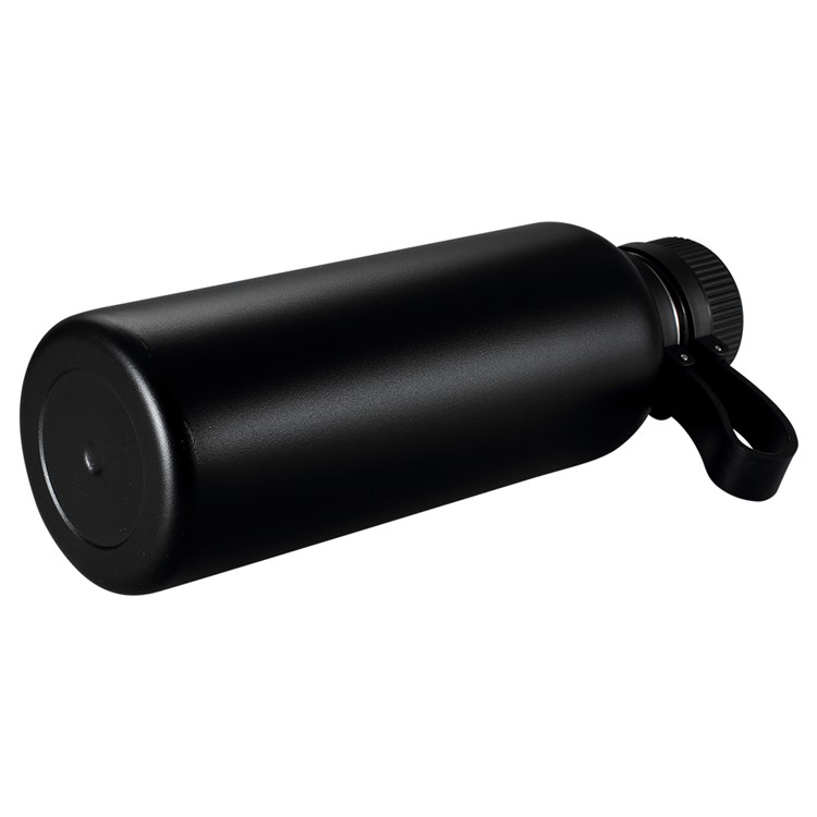 500ML Double Wall Vacuum Insulated Stainless Steel Water Bottle Cup - Black-4