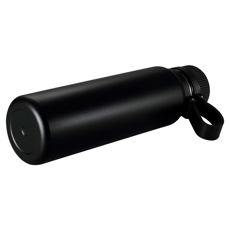 1000ml Double Wall Vacuum Insulated Stainless Steel Water Bottle Cup for Outdoor - Black-4