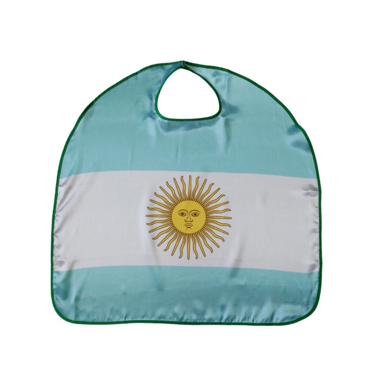 70x70cm Full Color Printing Flag Cloak Satin Fan's Cheer Cape World Cup Olympic Cape - Argentina-1