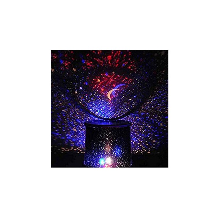 Star Master Starry Sky LED Projector Light Colorful Flashing Night Light - Stars and Moon Pattern-3