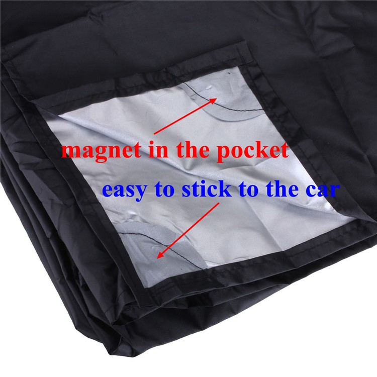 Magnetic Windshield Snow Cover Waterproof Sunproof Ice Frost Auto Cover-4