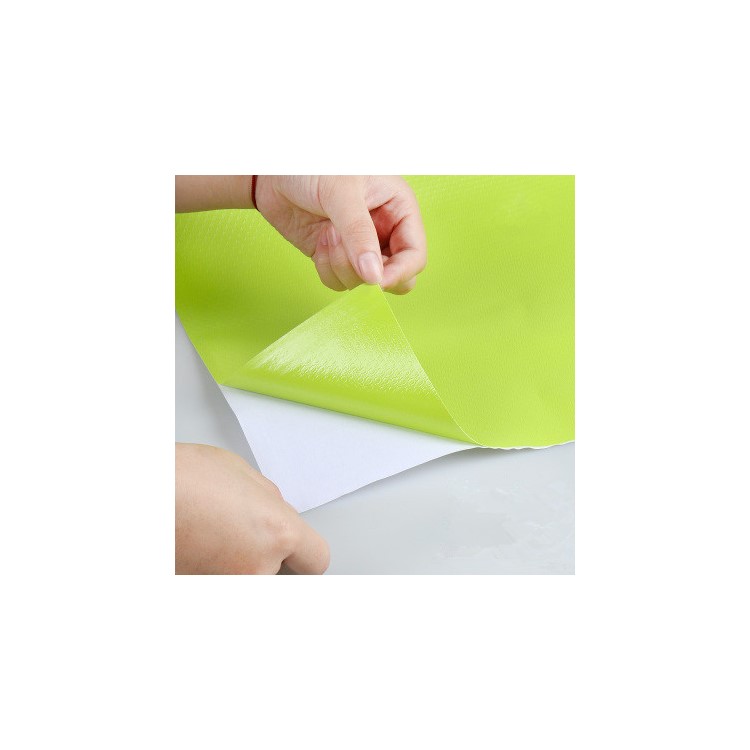 3Pcs/Lot Anti-slip Anti-bacteria Selfadhesion DIY EVA Mat for Kitchen Drawer Cupboard, Size: 150 x 45cm - Green-1
