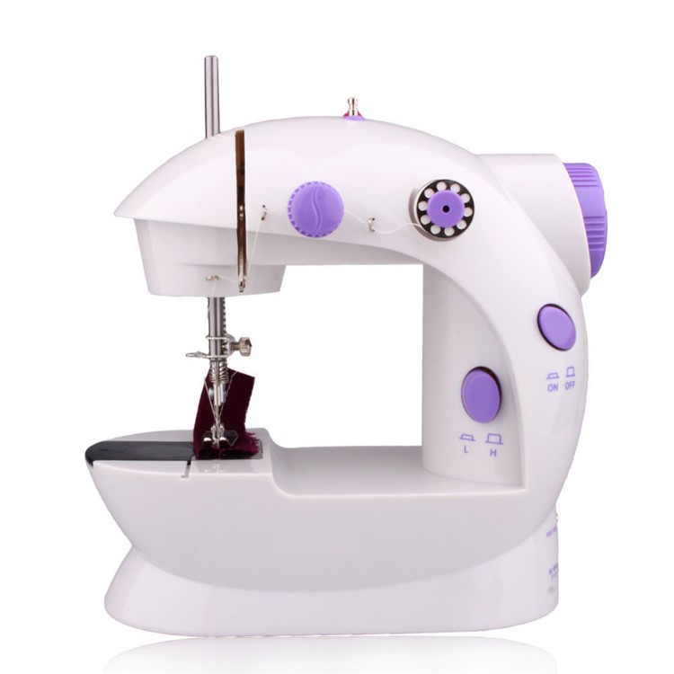 Portable Mini Electric Household Sewing Machine Adjustable Speed - EU Plug-1