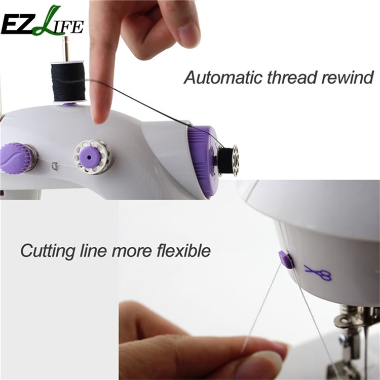 Adjustable Speed Portable Mini Electric Household Sewing Machine - AU Plug-9