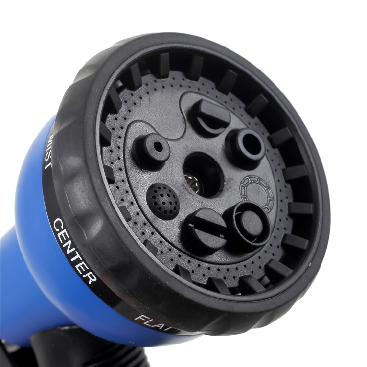 50FT Expandable Garden Water Hose Pipe 8-Pattern Spray Gun Anti-leakage Water Gun - Blue-4