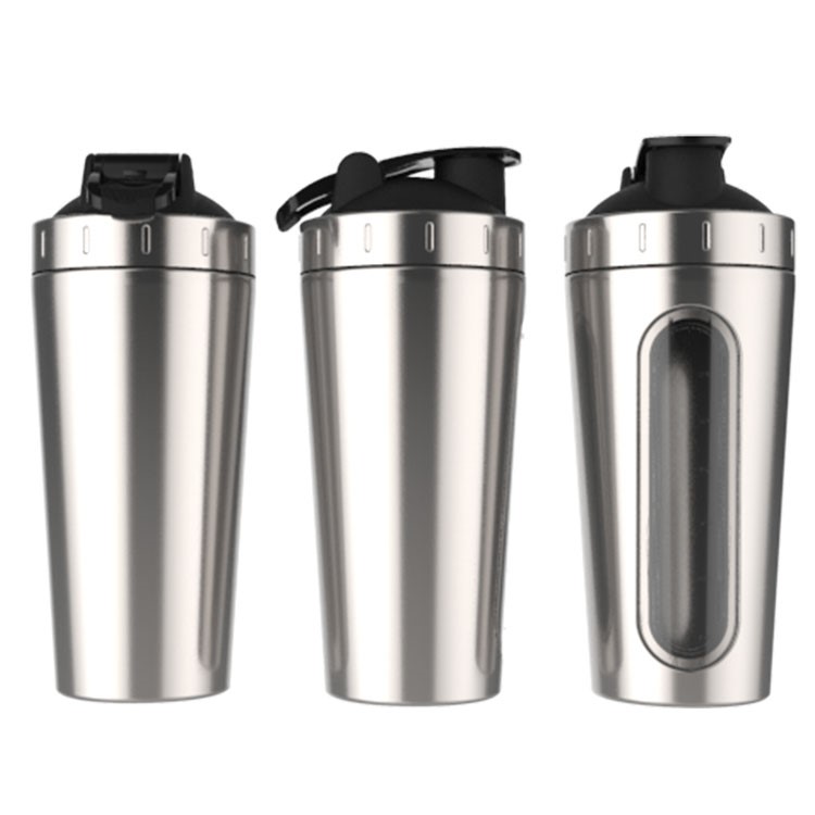700ml Portable Travel Personal Nutritional Baby for Shake Protein Mixer Cup - Silver-12