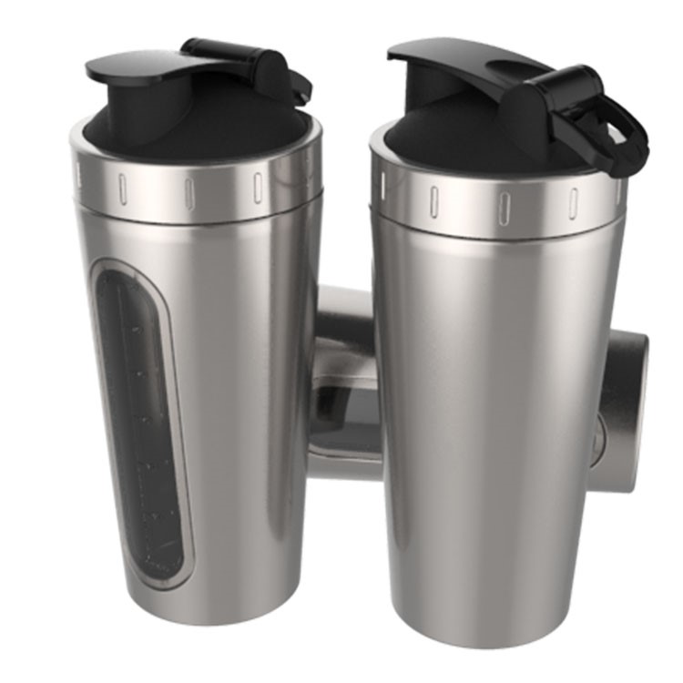700ml Portable Travel Personal Nutritional Baby for Shake Protein Mixer Cup - Silver-8