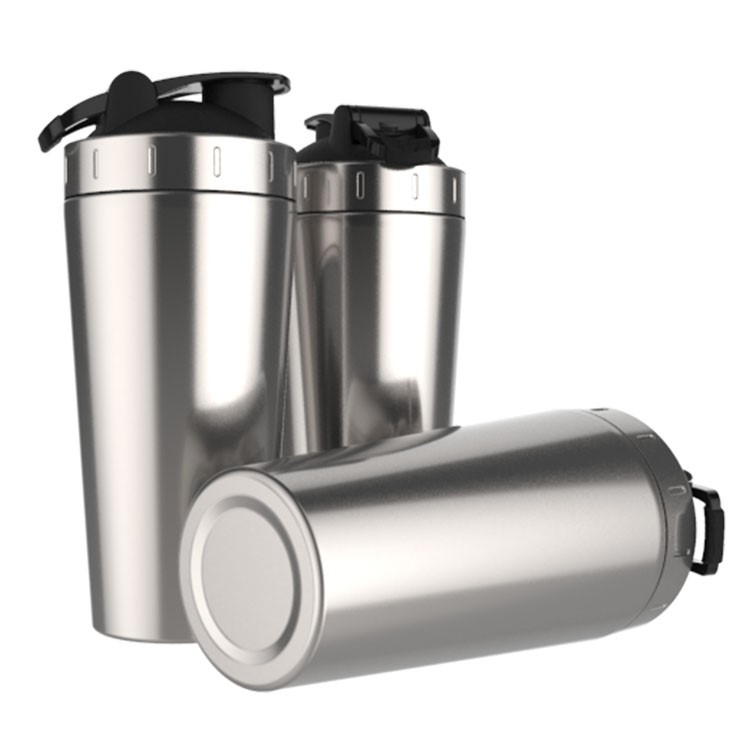 700ml Portable Travel Personal Nutritional Baby for Shake Protein Mixer Cup - Silver-9