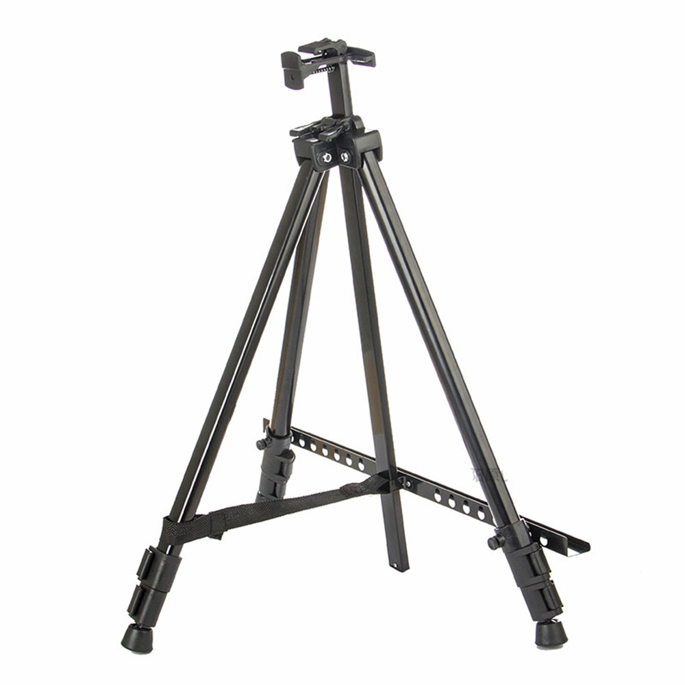 Portable Metal Triangular Easel Adjustable Tripod Display Stand for Poster Displaying Drawing and Paint-12