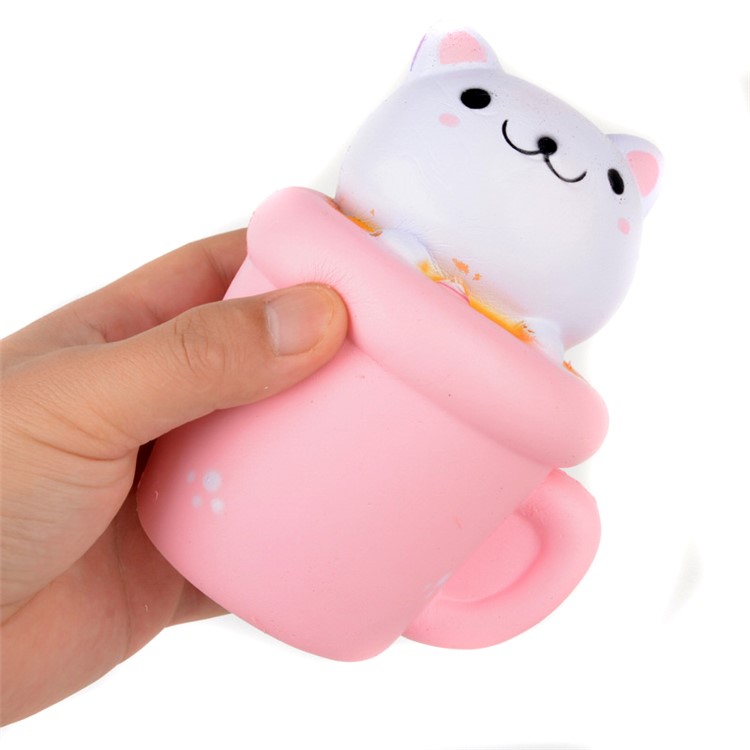 Lovely Cat Pattern Squishy Toy Hand Toy Squeeze Toy for Stress Relief-2