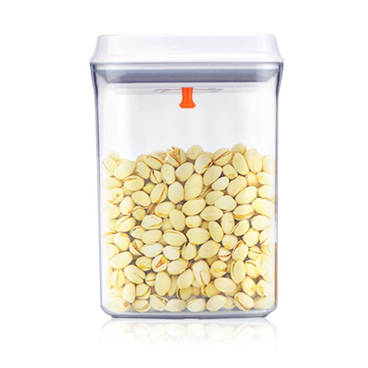 2300ML Multi-functional Rectangle Sealed Food Storage Box with Press Button (AK-2300-BAC-C)-2