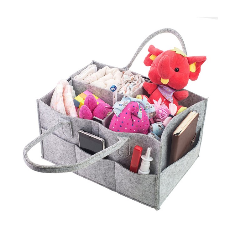 Foldable and Detachable Velcro Pouches Felt Mummy Maternity Bag-1