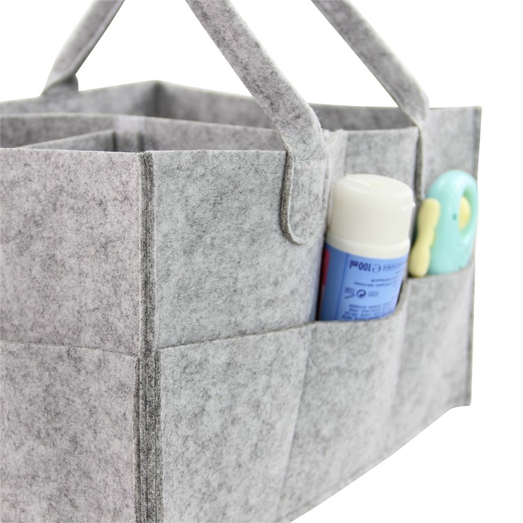 Foldable and Detachable Velcro Pouches Felt Mummy Maternity Bag-5