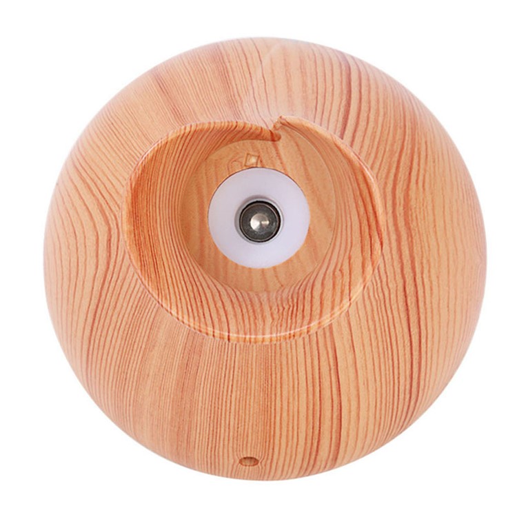 KJR-036 130ml Creative Wood Pattern Vase Air Purifier Home Office Humidifier with LED Light - Brown-5