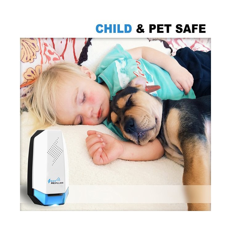 4Pcs/Set Household Ultrasonic Mosquito Pest Repellent Plug-in Pest Repeller - US Plug-4