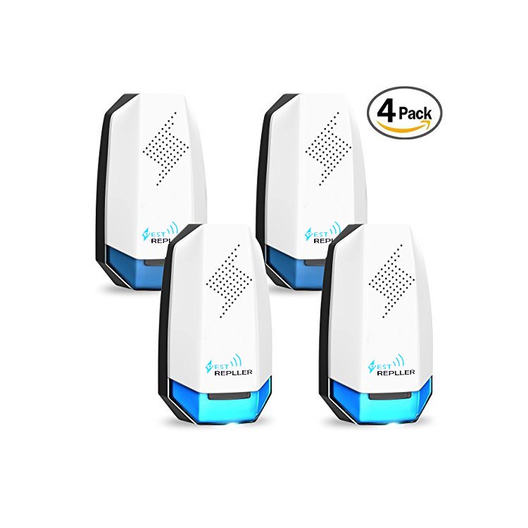 4Pcs/Set Household Ultrasonic Mosquito Pest Repellent Plug-in Pest Repeller - US Plug-6