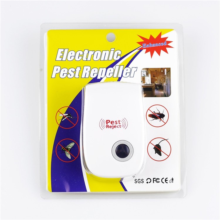 4Pcs Ultrasonic Pest Repeller Humane Mice Control Newest Electronic Insect Repellent - EU Plug-8