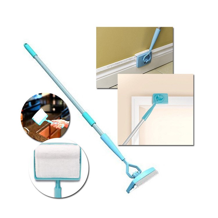 Extendable Microfiber Dust Brush Home Clean Mop Walk & Glide Cleaning Tool-1