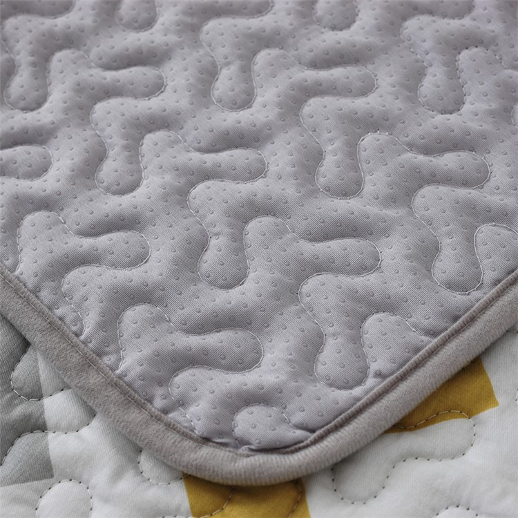 Anti-skid Sofa Slipcovers Washable Cotton Fabric Couch Cover, Size: 70 x 70cm - Water Ripples Pattern-5