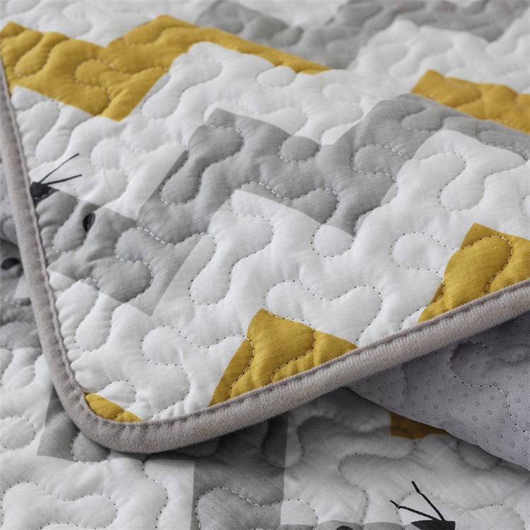 Anti-skid Sofa Slipcovers Washable Cotton Fabric Couch Cover, Size: 70 x 70cm - Water Ripples Pattern-6