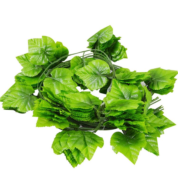 24Pcs Fake Plants Fake Evergreen Grapes Leaves Home Decor-1