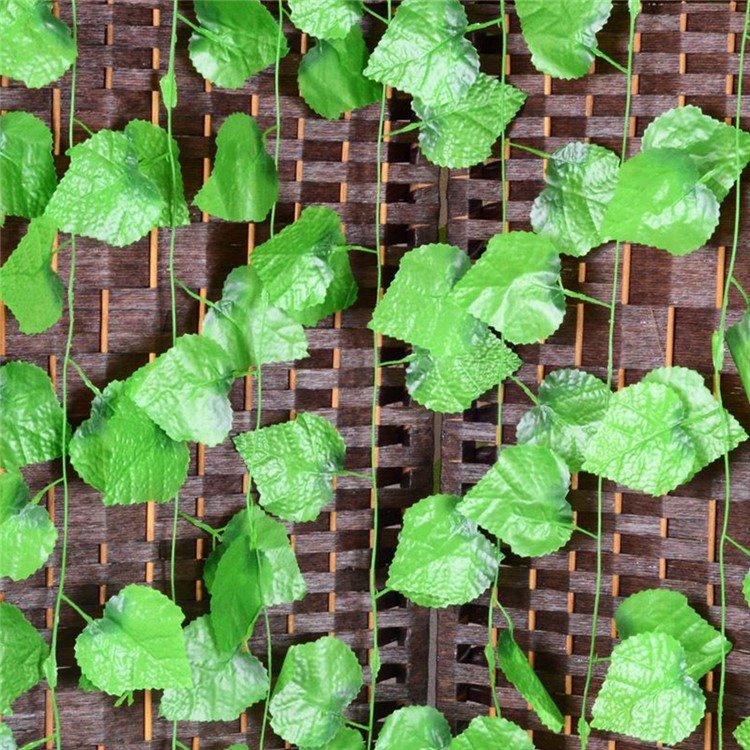 24Pcs Fake Plants Fake Evergreen Grapes Leaves Home Decor-9