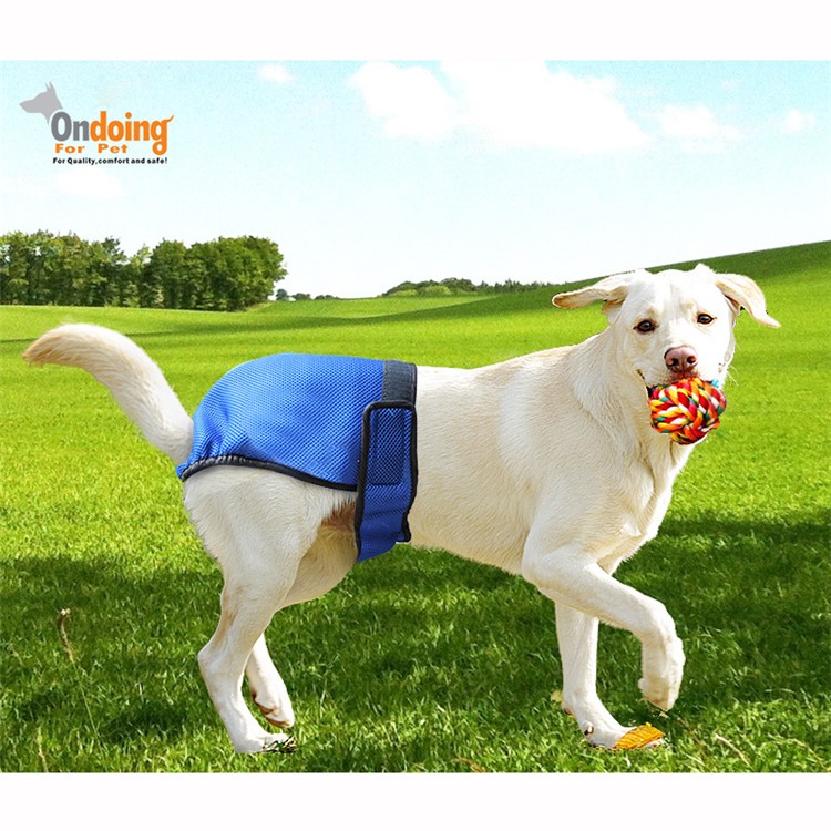 4PCS/Lot Washable Breathable Mesh Dog Diapers Sanitary Physical Pants, Size: L-7