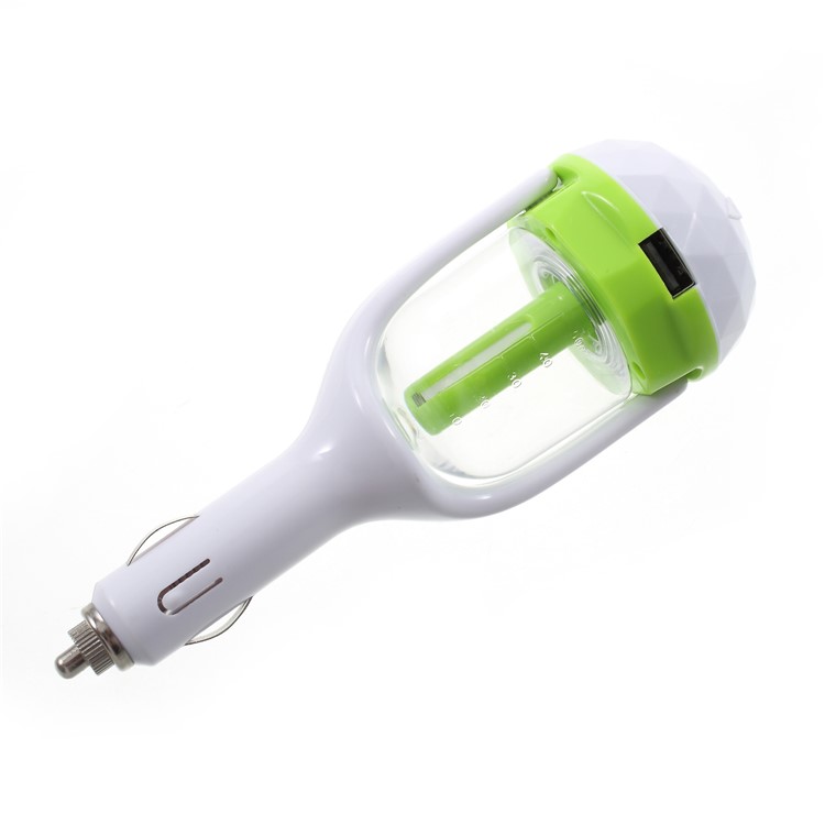 Air Humidifier Portable USB Car Charger Aromatherapy Purifier - Green-1