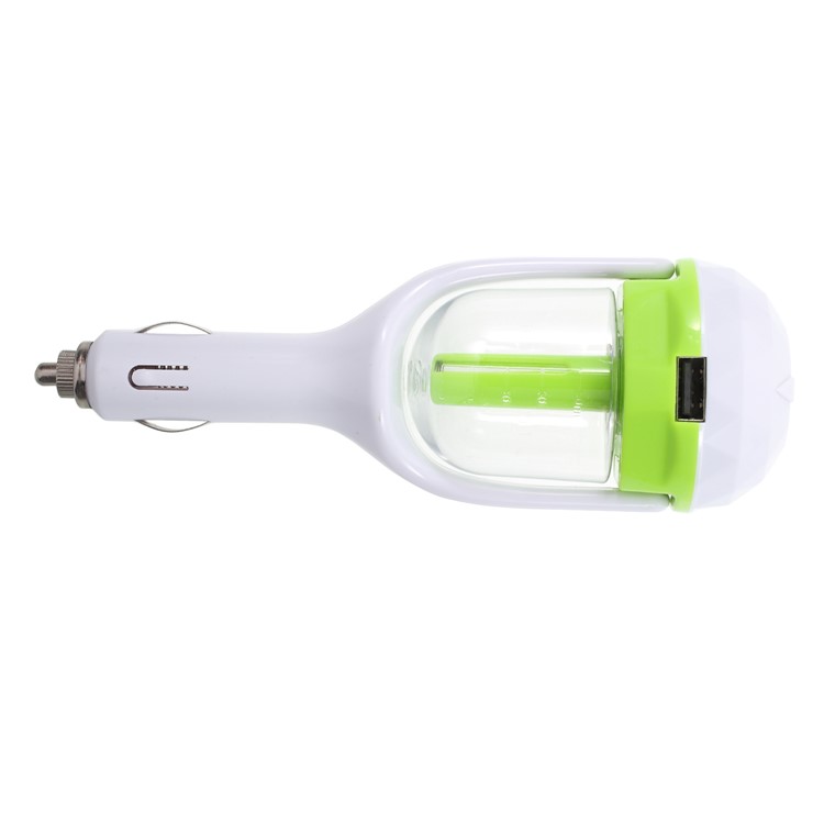 Air Humidifier Portable USB Car Charger Aromatherapy Purifier - Green-2