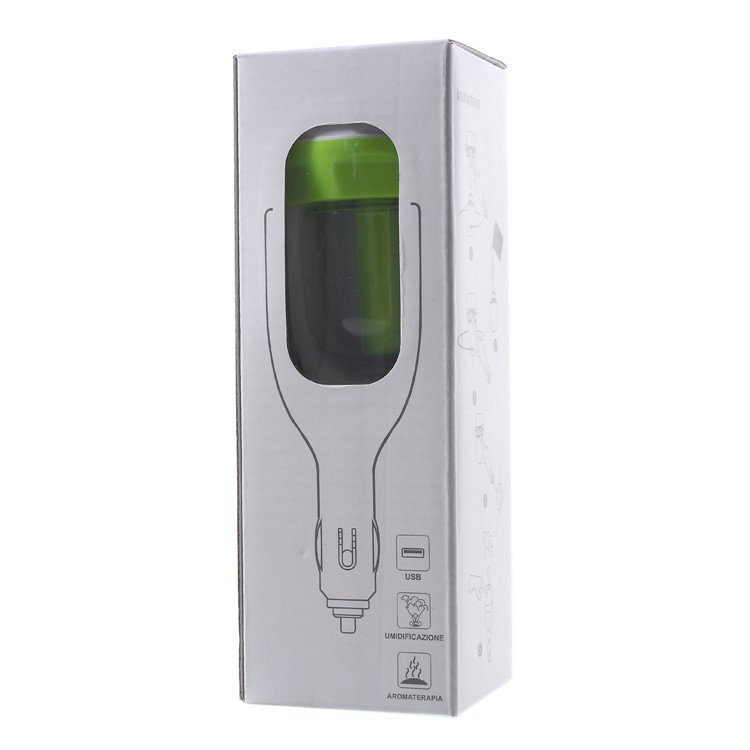 Air Humidifier Portable USB Car Charger Aromatherapy Purifier - Green-6