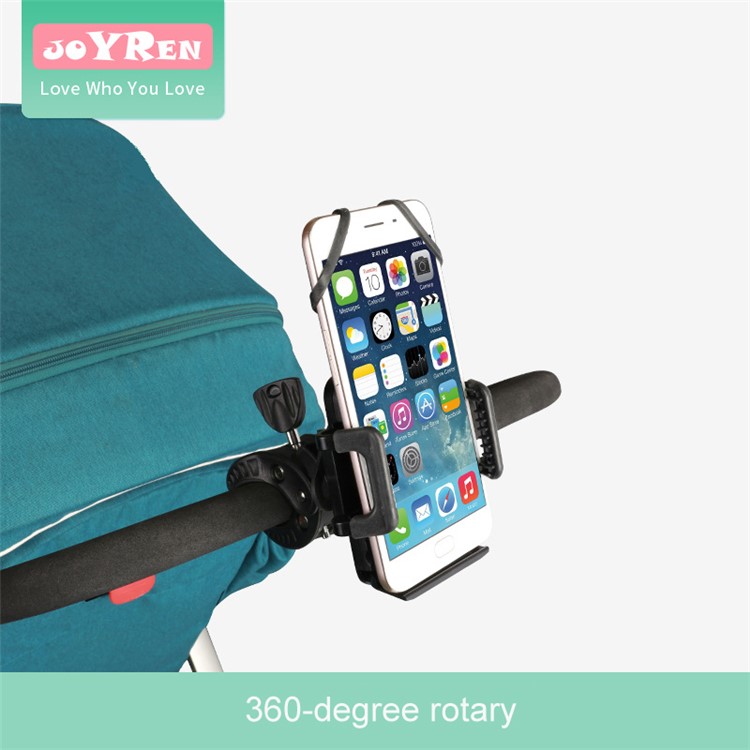 Baby Stroller Cell Phone Bracket Smartphone Holder Stand, Width: 46-90mm-8