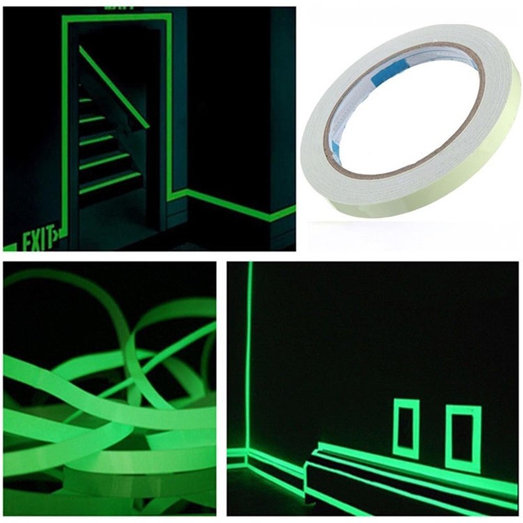PET Luminous Warning Non Slip Adhesive Warning Tape for Home and Office Everyday Use (10mmx10m)-7