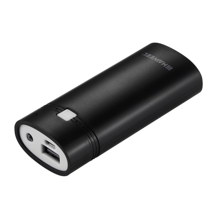HAWEEL 2 X 18650 Carregador Banco De Potência Caixa E Carregador De Bateria Com Display LCD De Energia - Preto-1