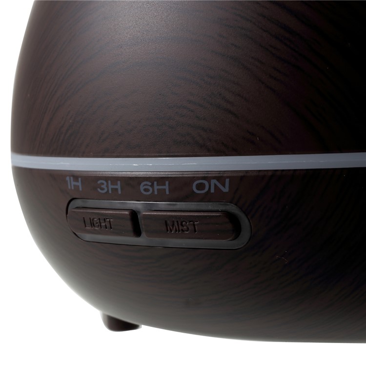 FD32 300ml Essential Oil Air Humidifier Lamp Aromatherapy Electric Aroma Diffuser - Coffee / US Plug-9