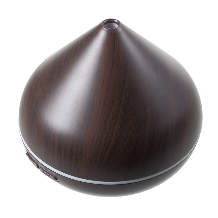 FD31 300ml Essential Oil Diffuser Wood Grain Ultrasonic Aroma Cool Mist Humidifier - Coffee / EU Plug-2