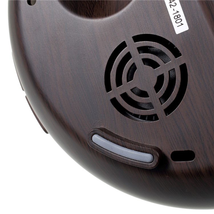 FD31 300ml Essential Oil Diffuser Wood Grain Ultrasonic Aroma Cool Mist Humidifier - Coffee / EU Plug-6