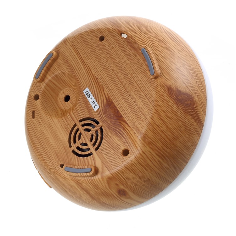 FD31 Wood Grain 300ml Essential Oil Diffuser Ultrasonic Aroma Cool Mist Humidifier - White / EU Plug-4