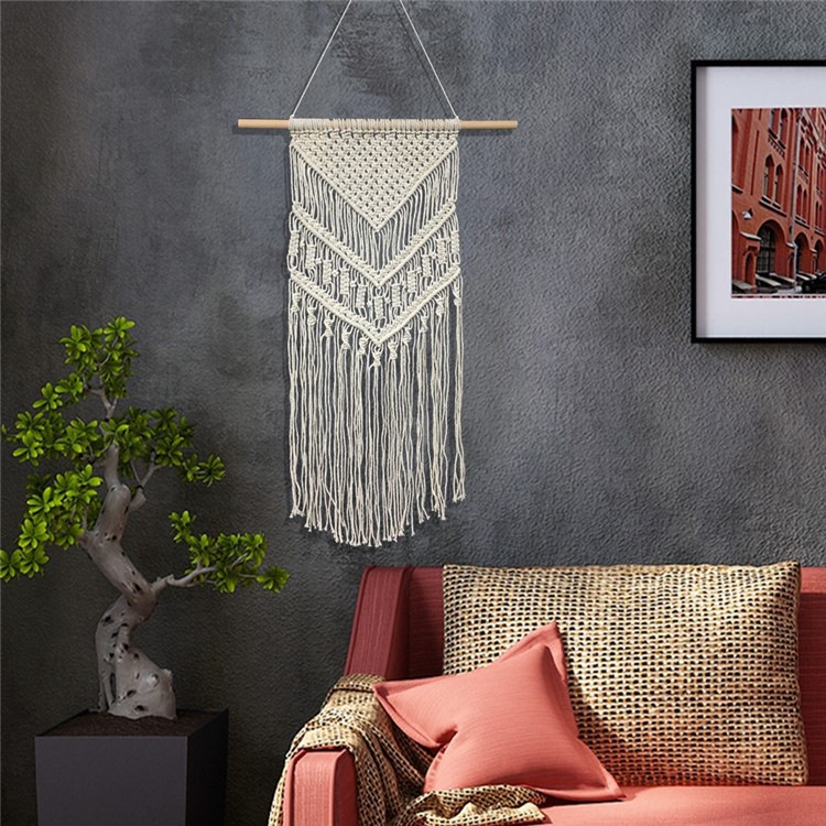 Woven Wall Hanging Bohemian Home Geometric Art Decor Room Decoration-1