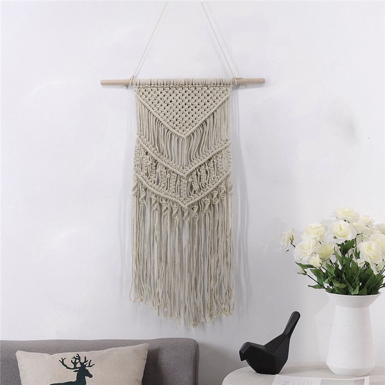Woven Wall Hanging Bohemian Home Geometric Art Decor Room Decoration-3