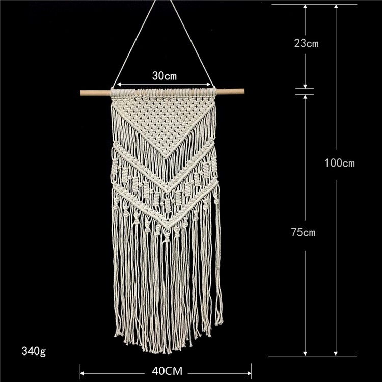 Woven Wall Hanging Bohemian Home Geometric Art Decor Room Decoration-9