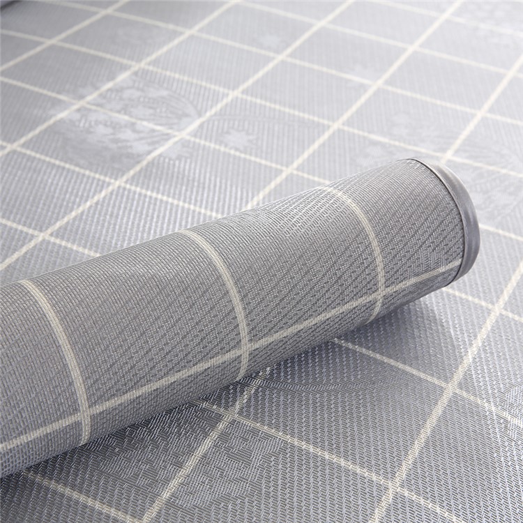 Grid Pattern Ice Silk Sofa Mat Summer Non-slip Sofa Cushion, Size: 80x80cm - Light Gey-13